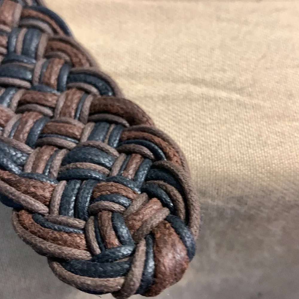 Vintage Abstract Metalwork Looking Belt - Picture 9 of 10